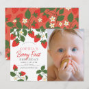 Recherche de strawberry anniversaire invitations Rouge