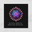 Recherche de conscience cartes visite Mandala