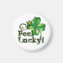 Recherche de shamrocks magnets Chance de l'irlandais