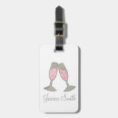 Recherche de champagne bagages étiquettes Rose