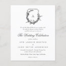 Recherche de économique invitations Monogramme