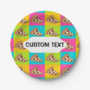 Recherche de pizza assiettes en papier Nourriture