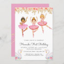 Recherche de ballet 1ans anniversaire invitations Parties scintillant