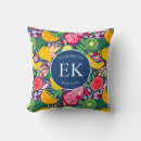 Recherche de fruits tropicaux coussins Motif