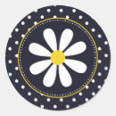Recherche de pois bleu autocollants Fleurs