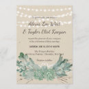 Recherche de succulent invitations Boho