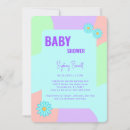 Recherche de neon baby shower invitations Mother to be