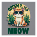 Suche nach eine coole katze poster Sonnenbrille