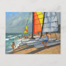 Recherche de bateaux voile cartes postales Espagne