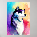 Suche nach husky poster Malerei