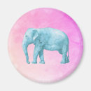 Suche nach blauer elefant magnete Aquarell