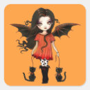 Recherche de vampire halloween autocollants Chat noir