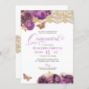 Recherche de mauve anniversaire invitations Papillons