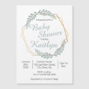 Recherche de gold frame baby shower invitations Cadre or