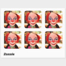 Recherche de visage de clown autocollants Portrait