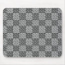 Recherche de damier noir et blanc tapis souris Rétro