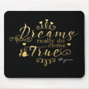 Recherche de rêves tapis souris Typographie