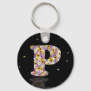 Recherche de p initial porteclés Monogramme