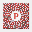 Recherche de monogramme v magnets Rouge