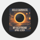 Suche nach dunkelheit aufkleber Mond