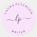 Recherche de poules autocollants Typographie