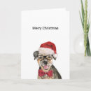 Recherche de noël de terrier posters Vacances heureuses