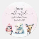 Recherche de pingouin rose autocollants Baby