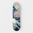 Recherche de vintage skateboards Katsushika hokusai