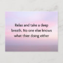 Recherche de relaxation cartes postales Paisible