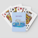 Suche nach delphin spielkarten Fisch