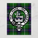 Recherche de le clan écossais cartes postales Tartan