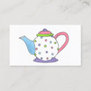 Recherche de pot de thé cartes visite Théière