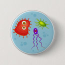 Suche nach bakterien buttons Mikrobe