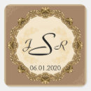 Recherche de victorien autocollants Monogramme