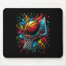 Recherche de cerceau tapis souris Joueur de basket