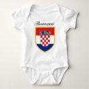 Recherche de drapeau de la croatie bébé vêtements Croate