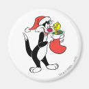 Recherche de sylvester magnets Looney toones cat