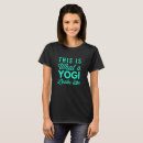 Recherche de chemises drôles yoga tshirts Namaste