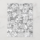 Recherche de chat zen cartes postales Zendoodle