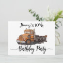 Recherche de grand camion invitations D'anniversaire