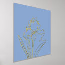 Recherche de croquis floral posters Minimaliste