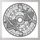 Suche nach eidechsen poster Mandala