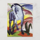 Recherche de chevaux bleus cartes postales Franz marc