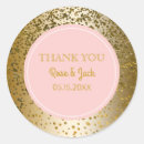 Recherche de blush confetti autocollants Merci