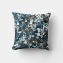 Recherche de mosaïque bleue coussins Contemporain