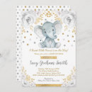 Recherche de floral elephant baby shower invitations Pour elle