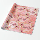 Suche nach rosa blumen geschenkpapier Für sie