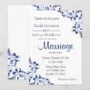 Recherche de bleu saphir invitations Blanc