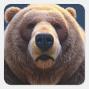Suche nach grizzlybären aufkleber Tierwelt