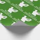 Recherche de golf drôle papier cadeau Noël